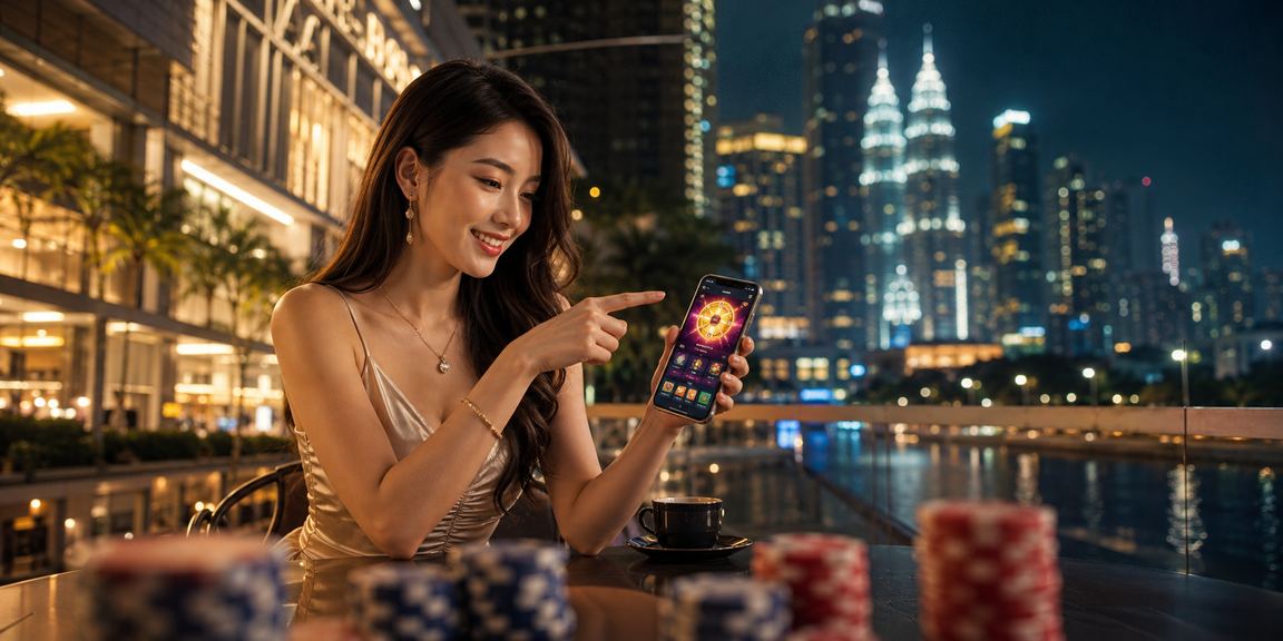 Pengguna di Kuala Lumpur menjelajah pelbagai pilihan taruhan sukan pada peranti mudah alih