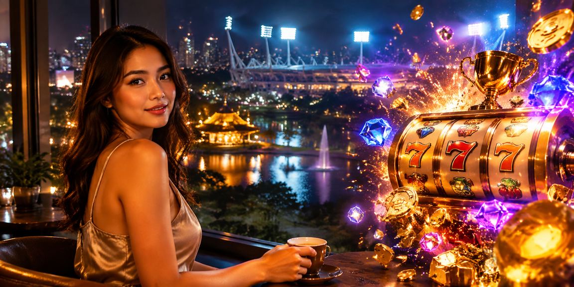 Pemain menikmati permainan slot di platform dalam talian Malaysia