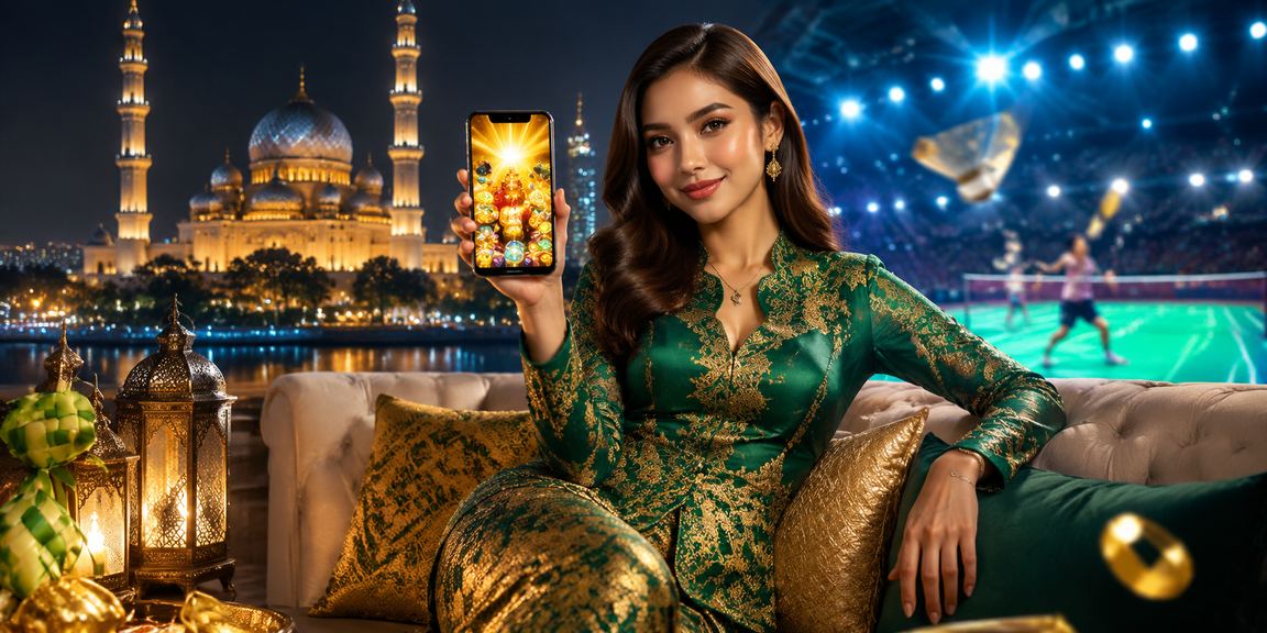 Suasana Hari Raya di Putrajaya dengan aktiviti hiburan dalam talian melalui telefon pintar